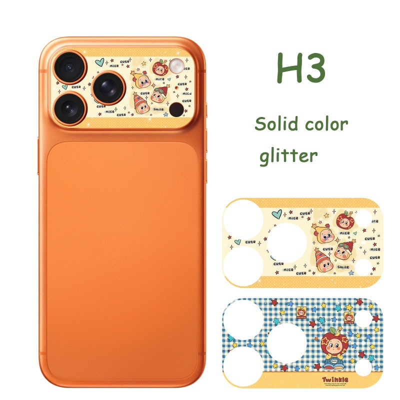 Miếng Dán Bảo Vệ Camera Cho iPhone 17 Pro max Miếng Dán Ống Kính Trong Suốt Điện Thoại Di Động Hoạt Hình Miếng Dán Mặt Sau Cho 17Pro 17Promax Phụ Kiện Trang Trí