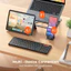 Meetion Ban phim Bluetooth gap duoc kem touchpad Full Size co ban phim so Chuyen 3 thiet bi Pin 90h Di duoc