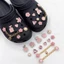 12 Chiếc Nữ Tắc Sandal DIY Giày Quyến Rũ Bộ Cổ Tích Phong Cách Hồng Gấu Vàng Hoa Nút Lỗ Giày Trang Trí Phụ Kiện Quà Tặng