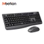 Meetion Bo ban phim chuot khong day 2.4G Bluetooth em Full Size co tua tay Chuot 3800 DPI Qua tang van phong