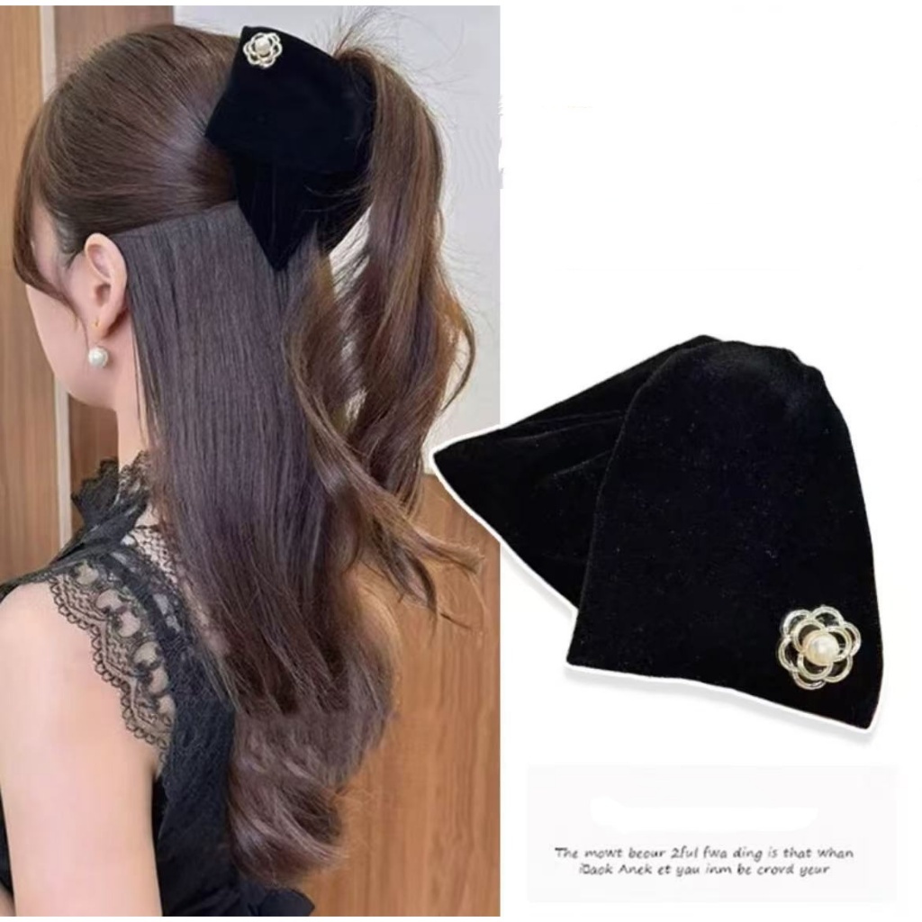 Kẹp tóc thời trang cao cấp ánh sáng cổ điển kiểu Pháp