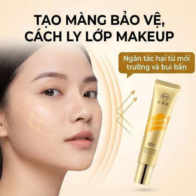 [Mua 1 Tặng 1]Kem Nền Chăm Sóc Da Nicotinamide Kem Nền Trang Điểm Che Khuyết Điểm Lâu Trôi Primer