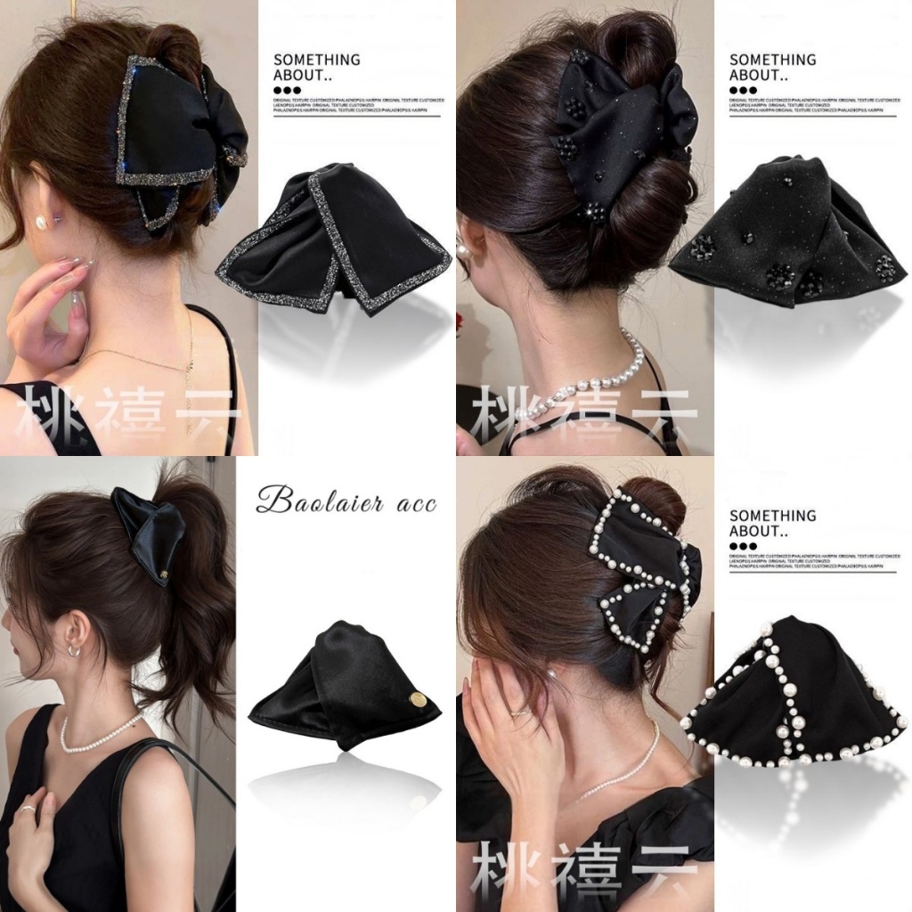 Kẹp tóc thời trang cao cấp ánh sáng cổ điển kiểu Pháp