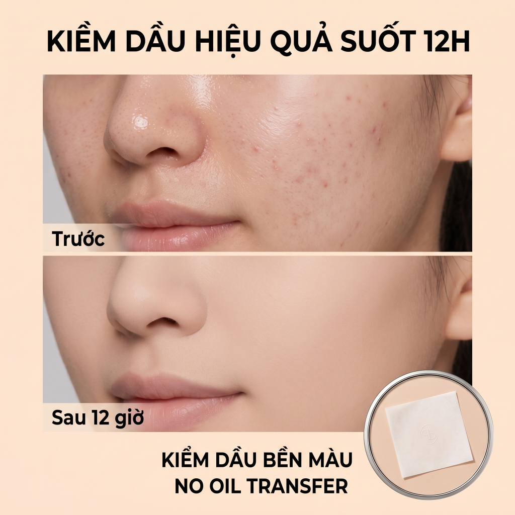 [Mua 1 Tặng 1]Kem Nền Chăm Sóc Da Nicotinamide Kem Nền Trang Điểm Che Khuyết Điểm Lâu Trôi Primer