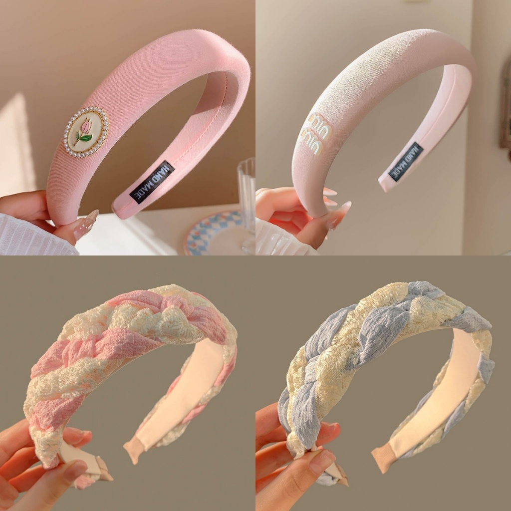 Băng đô màu hồng sang trọng và nhẹ nhàng - Phù hợp mọi dịp