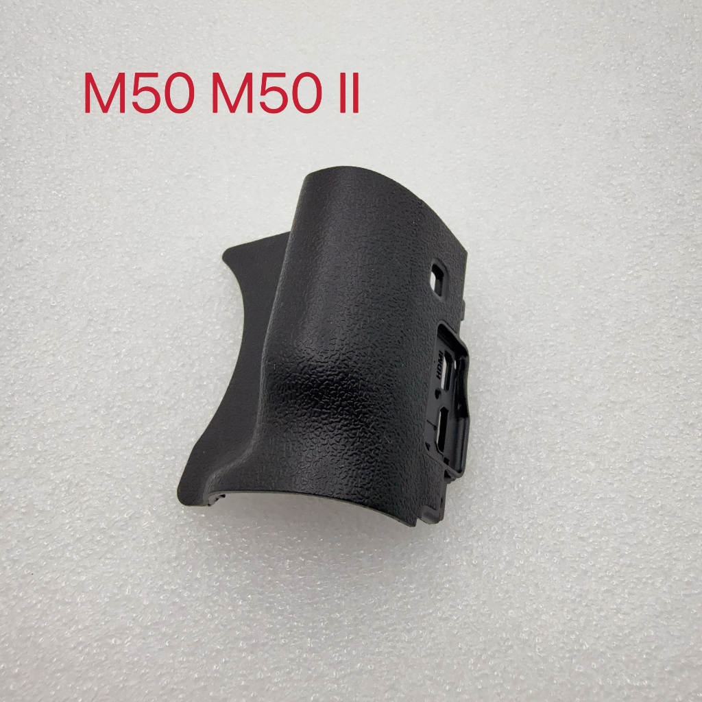 Mới Đen Tay Cầm Cao Su Cho Canon M50 M50 Mark II Tay Cao Su Sửa Chữa Một Phần