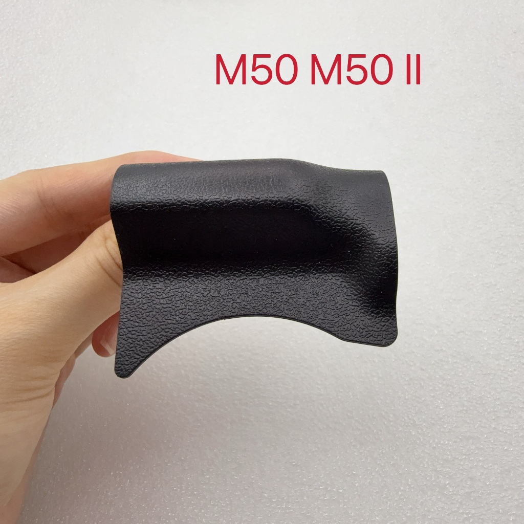 Mới Đen Tay Cầm Cao Su Cho Canon M50 M50 Mark II Tay Cao Su Sửa Chữa Một Phần