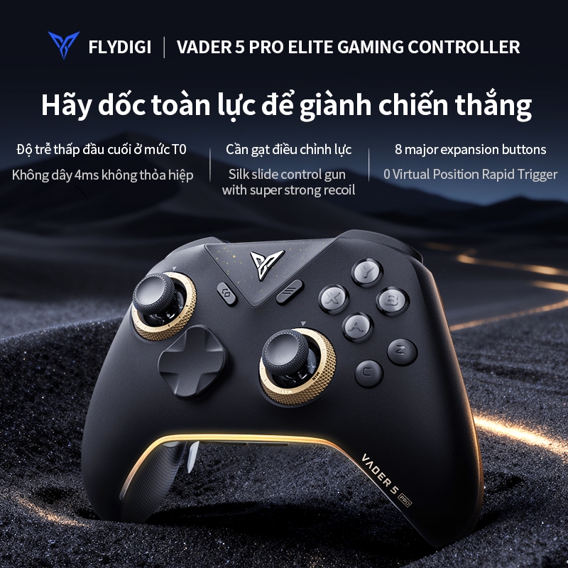 BH 12 tháng, Flydigi Vader 5 pro V2 Tay cầm game ,Độ trễ cực thấp cấp T0, rung cò và tay cầm. | BigBuy360 - bigbuy360.vn