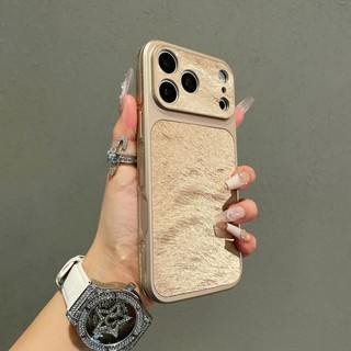 Ốp điện thoại da vá bên lụa mở rộng tức thì phù hợp cho iPhone 13 14 15 16 17 Pro Max bao gồm tất cả vỏ silicon chống rơi