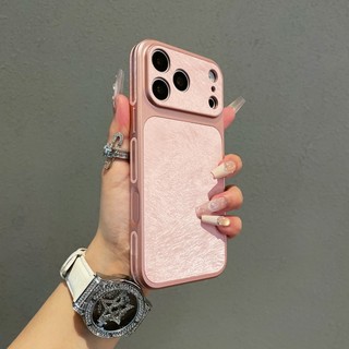 Ốp điện thoại da vá bên lụa mở rộng tức thì phù hợp cho iPhone 13 14 15 16 17 Pro Max bao gồm tất cả vỏ silicon chống rơi