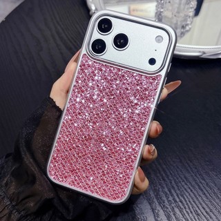 Ốp điện thoại nữ thần lưới kim cương siêu lấp lánh sang trọng nhẹ phù hợp cho iPhone 14 15 16 17 Pro Max bao gồm tất cả vỏ silicon chống rơi