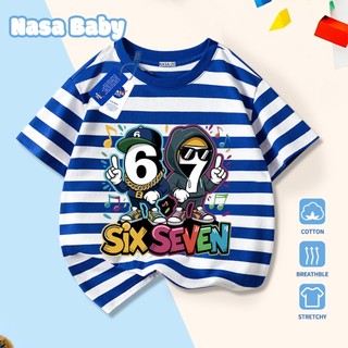Áo thun in số NASA, tay ngắn, chất liệu cotton 100% thoáng mát, dành cho trẻ em trai/gái và người lớn, giao hàng trong 24 giờ.
