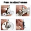 Bộ treo dây 1 Bộ 1,5mm 304 Thép không gỉ có thể điều chỉnh hai đầu Mã tương tự cho bảng điều khiển LED hình ảnh Biển quảng cáo