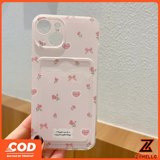 Thích hợp cho Realme Note 60 Note 50 Note 70 Realme C61 Realme C53 C71 Túi đựng thẻ nơ hoa hồng đẹp Vỏ điện thoại TPU chống sốc