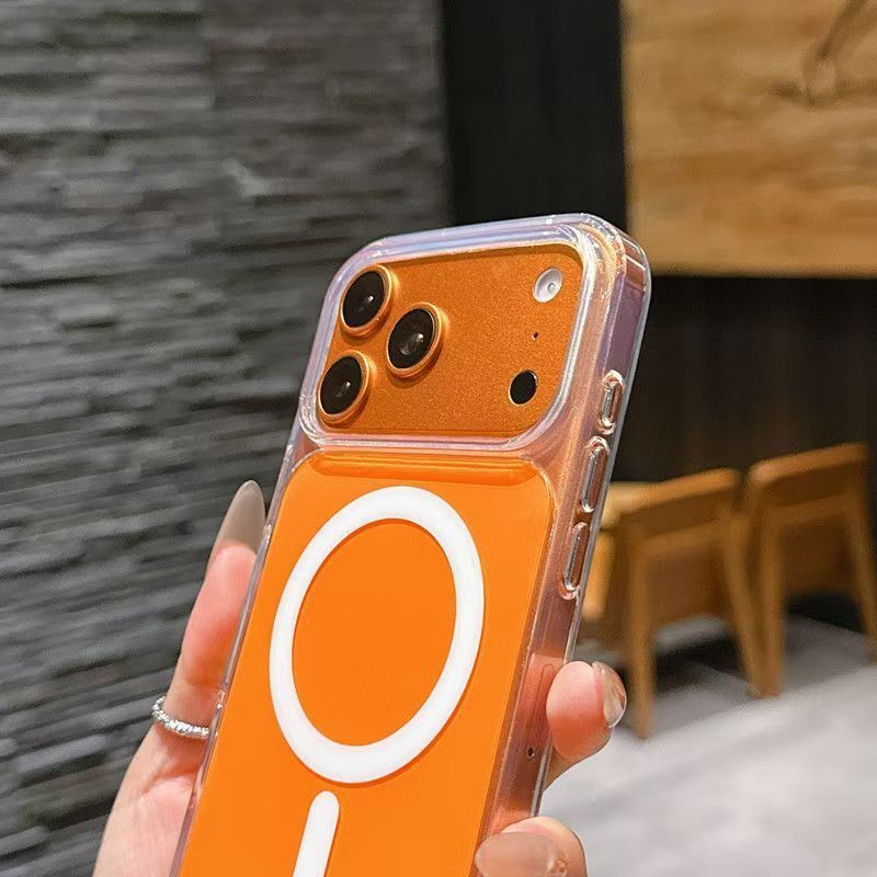 Ốp điện thoại mặt sau Acrylic từ tính sang trọng Thích hợp cho iPhone 17 16 15 14 13 12 11 Pro Max 17Air Plus Ốp lưng