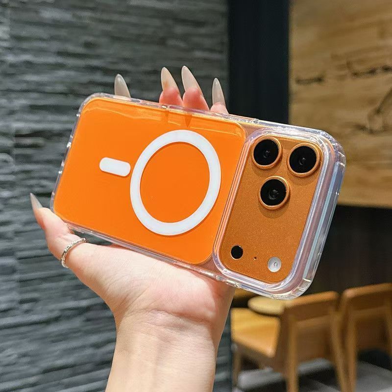 Ốp điện thoại mặt sau Acrylic từ tính sang trọng Thích hợp cho iPhone 17 16 15 14 13 12 11 Pro Max 17Air Plus Ốp lưng