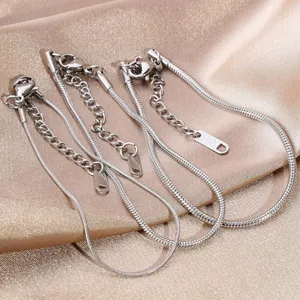 Vòng tay xương rắn bạc phong cách tối giản - Quà tặng độc đáo cho cặp đôi