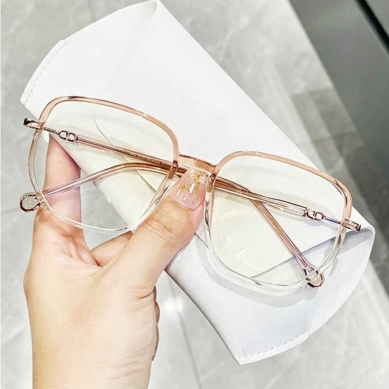 Kính cận thị thời trang -0.5 -1.0 -1.5 -2.0 -2.5 -3.0 -3.5 -4.0 -4.5 -5.0 -5.5 -6.0 độ dành cho nam và nữ với tròng kính có thể tháo rời kính chống ánh sáng xanh 2988