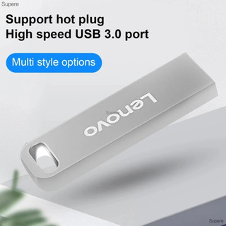 Lenovo Bộ nhớ usb dung lượng lớn nhanh USB3.0 512GB / 1TB / 2TB Ổ cắm bút Ổ đĩa flash PenDrive Máy tính Ổ đĩa flash Ảnh Video dự phòng Cắm Chơi
