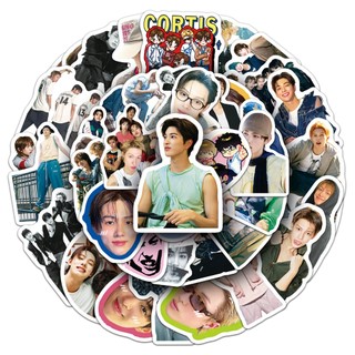 Bộ 50 Hàn Quốc Kpop Thần Tượng Bé Trai Nhóm CORTIS Miếng Dán DIY Điện Thoại Hành Lý Chống Thấm Nước Miếng Dán Quạt Quà Tặng