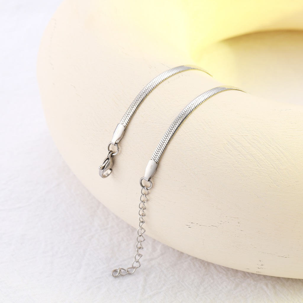 Vòng tay thép không gỉ 316L mạ vàng phong cách cổ điển, phù hợp cho cả nam và nữ.-bianshe
