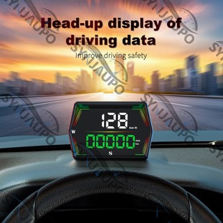 HUD G21 GPS Xe Ô Tô Màn Hình Hiển Thị Tốc Độ Kỹ Thuật Số MPH KMH Phông Chữ Lớn Có Báo Động Quá Tốc Cho Tất Cả Ô Tô Phụ Kiện Điện Tử