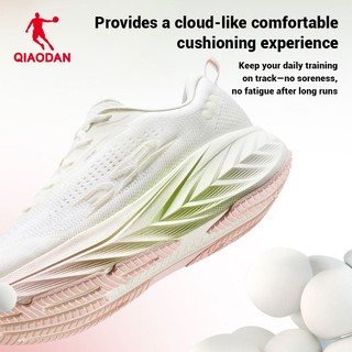 Giày chạy bộ Qiaodan DS2 2.0 Wide Fit (2E) Đệm mềm Huấn luyện viên Tăng cường ổn định QXB022263220R