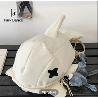 PARK DANCE Cá Mập Ba Lô Sinh Viên Thể Thao Schoolbag Nam Nữ Thời Trang Ngộ nghĩnh Độc Đáo Thường Ngày Hợp Thời Trang Ba Lô