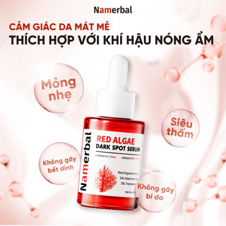 [LIVE] Serum Tảo Đỏ Namerbal Giúp Làm Sáng Da Và Làm Mờ Sẹo Mụn Astaxanthin + Niacinamide 5% + Axit Tranexamic 3% 30ml