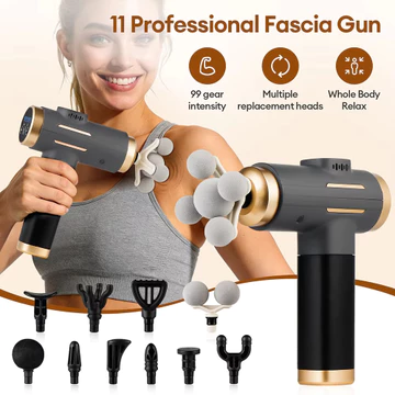 99 Cấp Súng Massage Điện Mạnh Mẽ Fascia Súng Cao Tần Số Rung Cơ Thể Súng Massage Cánh Tay Chân Cơ masajeador
