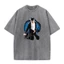 2026 Áo thun Cotton giặt Hip Hop thời trang nam và nữ Michael Jackson