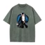 2026 Áo thun Cotton giặt Hip Hop thời trang nam và nữ Michael Jackson
