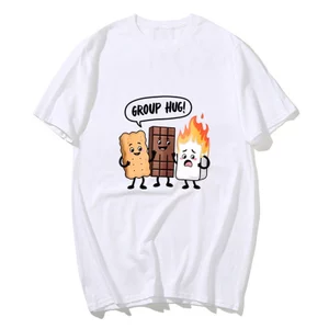 Áo sơ mi cổ tròn tay ngắn cotton thoáng mát cho cả nam và nữ, phù hợp dạo phố