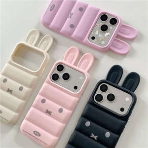 Ốp điện thoại TPU họa tiết thỏ iPhone 17 Pro Max