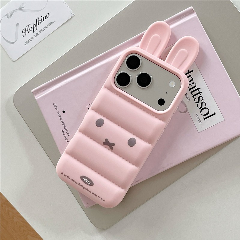 Ốp điện thoại TPU họa tiết thỏ iPhone 17 Pro Max