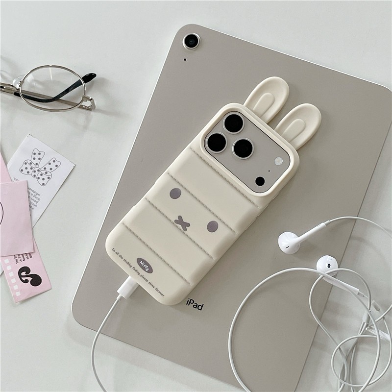 Ốp điện thoại TPU họa tiết thỏ iPhone 17 Pro Max