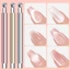 Thanh nam châm 2 đầu kim loại mix bi, lực hút mạnh đẩy mắt mèo nghệ thuật