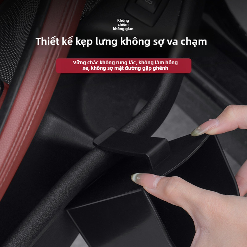 Giá Đựng Ly Đa Năng Ô Tô SEAMETAL Chống Rung, Hộp Đựng Đồ Tiết Kiệm Không Gian Nội Thất Xe