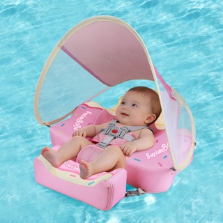 Phao Bơi Eo Swimbobo Có Tán Chống Nắng, Chống Lật An Toàn Cho Bé Tập Bơi