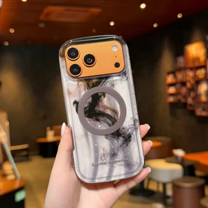 Ốp lưng cứng Aurora Ink IMD tương thích với iPhone 13 pro max 14 pro max 15 pro max 16 pro max 17 pro max