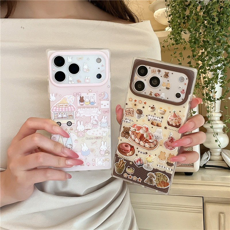 IPhone 17 Pro Max Sweet Treat Rabbit pattern Chất liệu TPU IMD process phone case