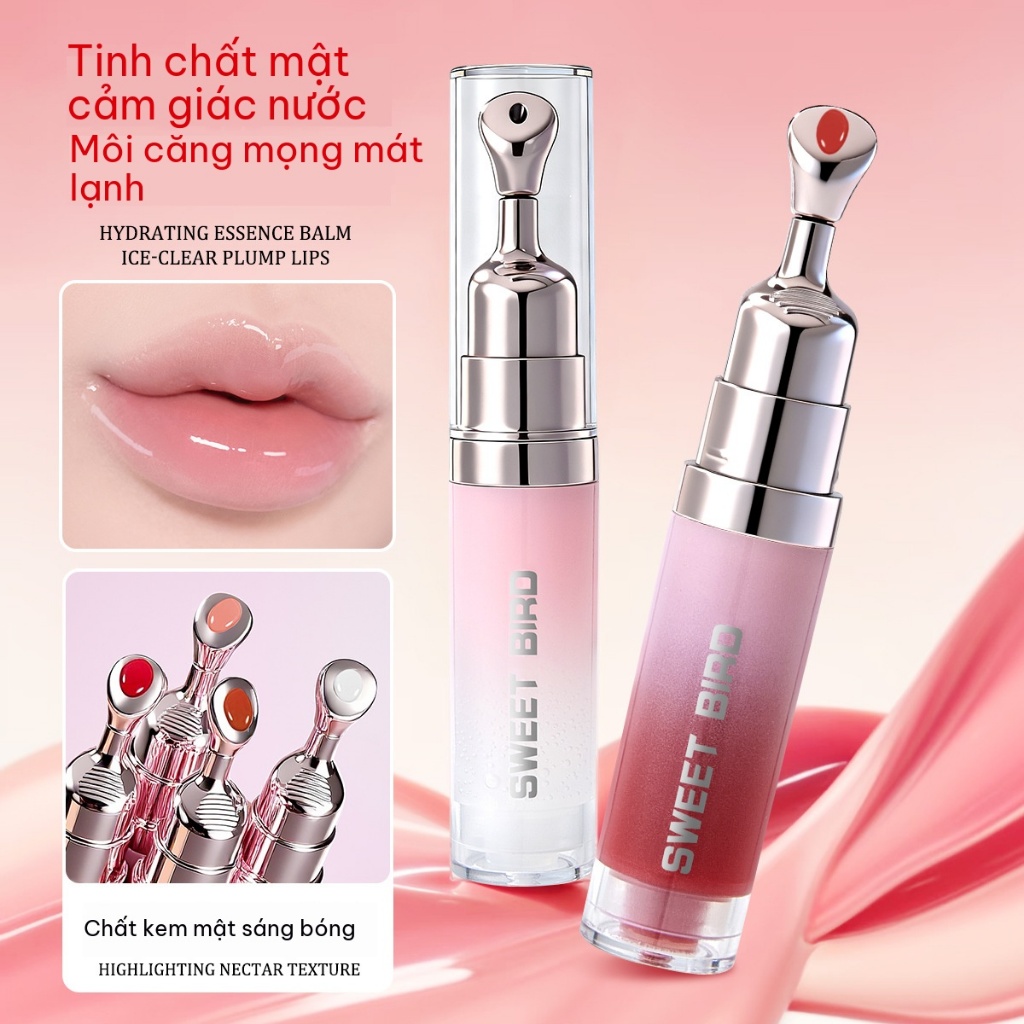 Sweet Bird - Tinh Chất Dưỡng Môi Son Bóng Gương Không Dính Ly, Làm Mờ Nếp Nhăn, Dưỡng Ẩm Cấp Ẩm