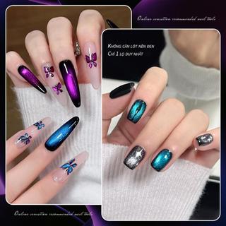Miss Gooey 2026 Phong Cách Mới Xanh Đen Tím Sơn Móng Tay Keo Dán Móng Tay Cửa Hàng Chuyên Dụng