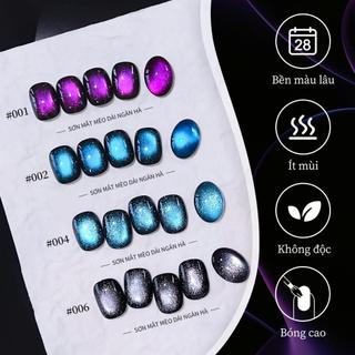 Miss Gooey 2026 Phong Cách Mới Xanh Đen Tím Sơn Móng Tay Keo Dán Móng Tay Cửa Hàng Chuyên Dụng