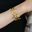 Vòng tay đa sao vàng & mạ bạc đánh bóng, điều chỉnh được, phong cách boho dành cho nữ