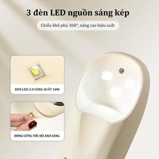 Miss Gooey Đèn sấy móng tay cầm tay di động nhỏ gọn có thể sạc lại đèn sấy gel UV nhanh chóng