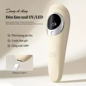 Miss Gooey Đèn sấy móng tay cầm tay di động nhỏ gọn có thể sạc lại đèn sấy gel UV nhanh chóng