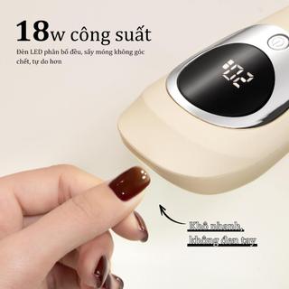 Miss Gooey Đèn sấy móng tay cầm tay di động nhỏ gọn có thể sạc lại đèn sấy gel UV nhanh chóng