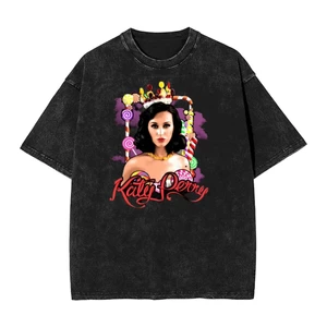 Áo Thun Cotton Nguyên Chất Phù Hợp Xu Hướng Đường Phố Cho Nam Và Nữ Katy Perry 2026