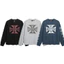 Unisex Waffle Logo Áo thun dài tay cổ điển, Xanh / Xám / Đen
